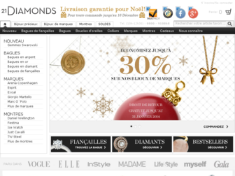 21diamonds.fr website preview