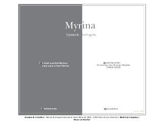 myrina.fr website preview