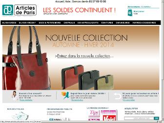 articlesdeparis.com website preview