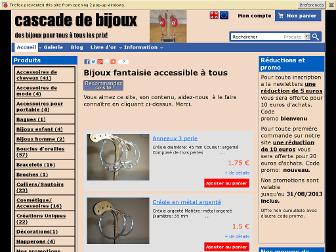 cascadedebijoux.com website preview
