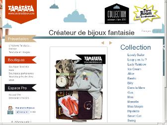 taratatabijoux.com website preview