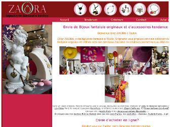 bijoux-zaora.fr website preview