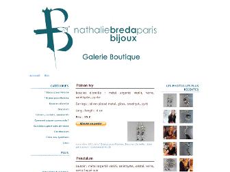 nathaliebreda-bijoux.com website preview