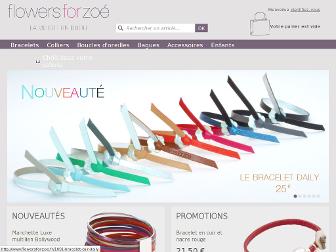 flowersforzoe.fr website preview