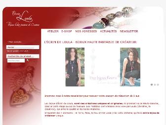 ecrindeloula.com website preview