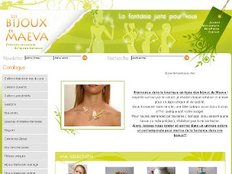 lesbijouxdemaeva.fr website preview