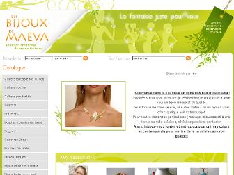 lesbijouxdemaeva.fr website preview
