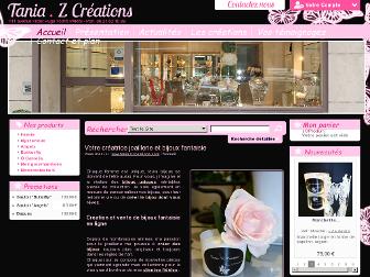tania-z-creations.com website preview