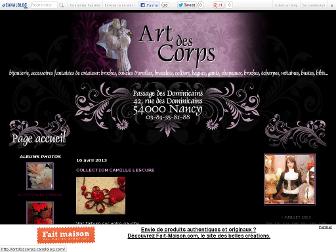 artdescorps.canalblog.com website preview