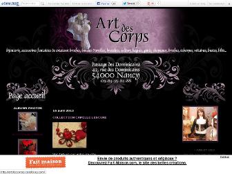 artdescorps.canalblog.com website preview