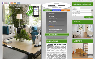 coulange-immobilier.fr website preview