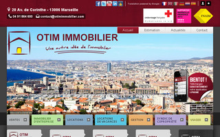 otimimmobilier.com website preview