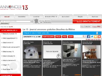 annonces13.fr website preview
