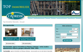 topimmobiliermarseille.com website preview