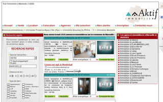 immobilier-marseille.aktifimmo.com website preview
