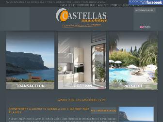 castellas-immobilier.com website preview