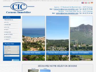 carnoux-immobilier.com website preview