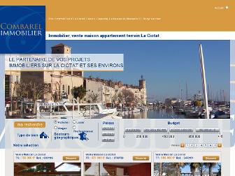 combarel-immobilier.com website preview