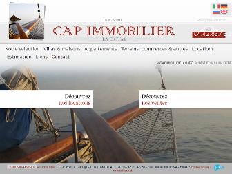 cap-immobilier.net website preview