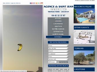 agencedesaintjean.com website preview