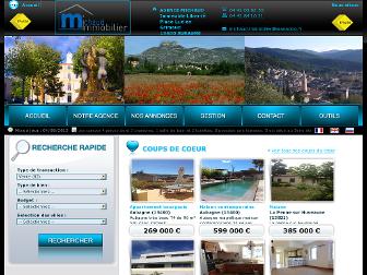 michaudimmobilier.fr website preview