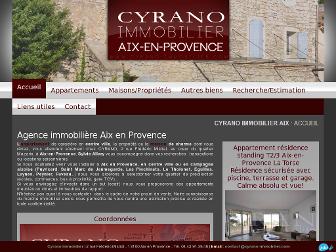 cyrano-immobilier.com website preview