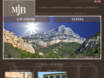 mjb-immobilier.com website preview