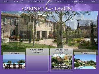 agence-lazon-immobilier.com website preview