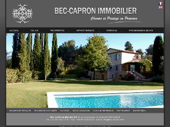 bec-capron.com website preview