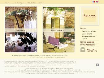 rocchia-immobilier.com website preview