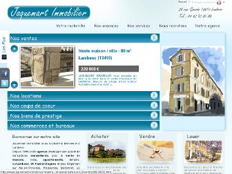 jaquemart-immobilier.fr website preview