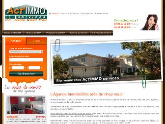 actimmoservices.com website preview