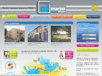marine-immobilier.com website preview