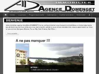 agence-domenget.com website preview