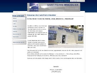 saintpierreimmobilier.com website preview
