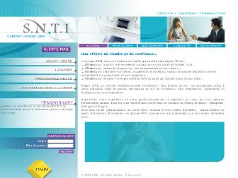 snti.fr website preview