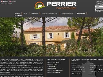 perrierimmobilier.com website preview