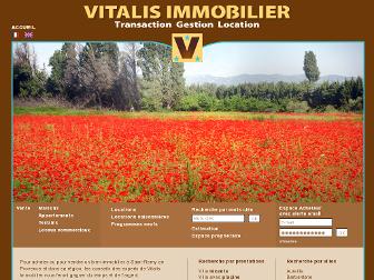 vitalisimmobilier.com website preview
