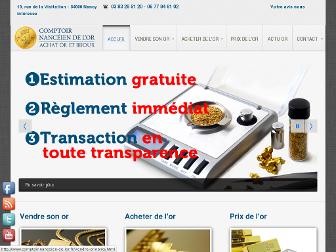 comptoir-nanceien-de-lor.fr website preview