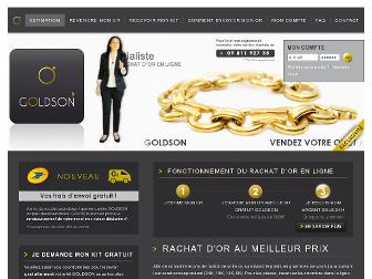 goldson.fr website preview