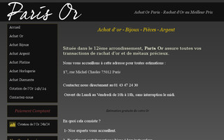 parisor.fr website preview