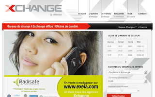 xchange-madagascar.com website preview