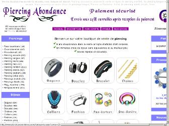 piercing-abondance.com website preview