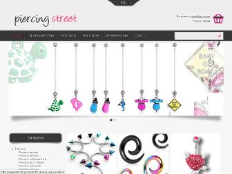 piercing-street.fr website preview