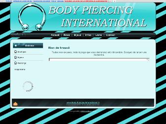body-piercing-international.new.fr website preview