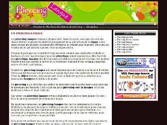 infos-piercing-langue.com website preview