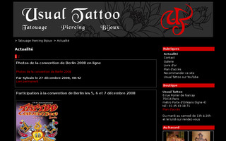 usualtattoo.com website preview