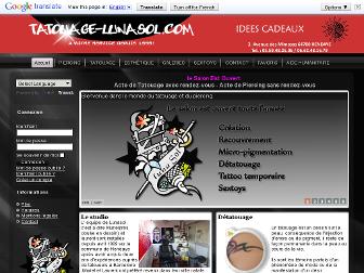 tatouagelunasol.com website preview