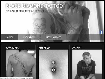 black-diamond-tattoo.fr website preview