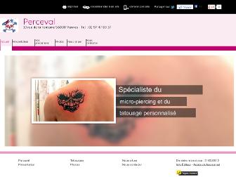 perceval-tatouage.fr website preview